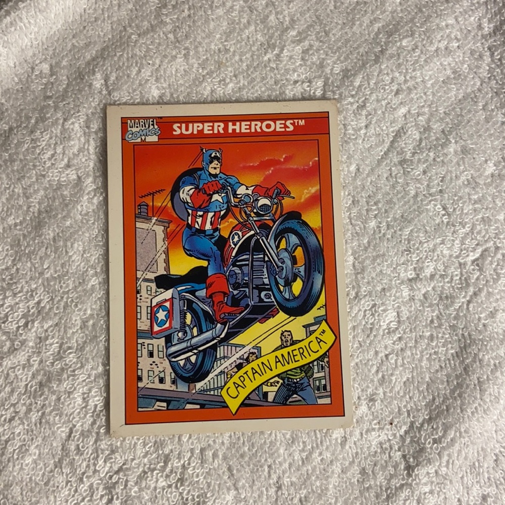 Captain America marvel card